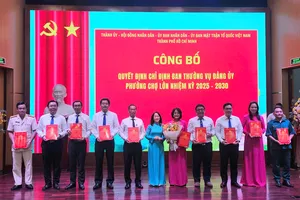 Phấn khởi lễ công bố thành lập các phường mới tại TPHCM