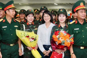 TPHCM chào đón lực lượng hoàn thành nhiệm vụ A80 trở về
