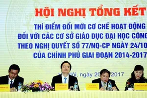Hội nghị tổng kết thí điểm  tự chủ đại học