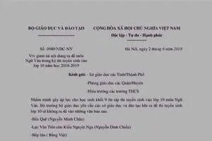 Công văn giả mạo lan truyền trên mạng