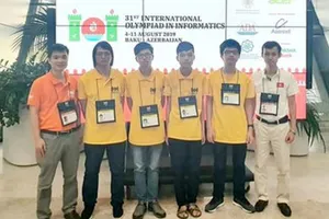 Đội tuyển Việt Nam dự thi Olympic Tin học quốc tế 2019