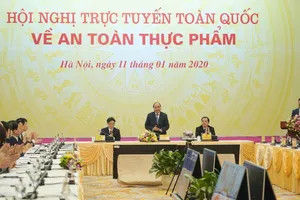 Chính phủ tổ chức hội nghị về an toàn thực phẩm