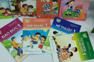 Toàn bộ SGK lớp 1 mới của NXBGD được đưa lên mạng với phiên bản điện tử