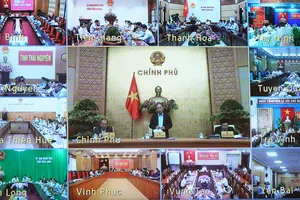 Hội nghị sáng 29-10 về tình hình thực hiện, giải ngân các chương trình, dự án ODA, vốn vay ưu đãi nước ngoài. Ảnh: VGP