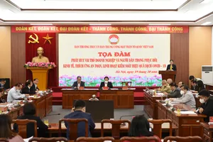 Quang cảnh buổi tọa đàm chiều 19-10