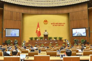 Quốc hội chiều 23-10. Ảnh: VIẾT CHUNG