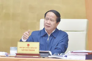 Phó Thủ tướng Lê Văn Thành, Chủ tịch Hội đồng Thẩm định quy hoạch. Ảnh: VGP