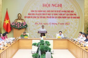 Thủ tướng Phạm Minh Chính chủ trì hội nghị. Ảnh: VIẾT CHUNG