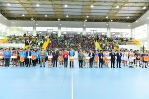 14 đội tham dự thi đấu Giải thể thao học sinh phổ thông toàn quốc năm 2023 môn bóng rổ THCS