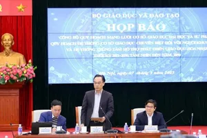 Bộ GD-ĐT họp báo chiều 7-3