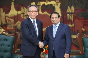 Thủ tướng Phạm Minh Chính tiếp Bộ trưởng Ngoại giao Hàn Quốc Cho Tae-yul. Ảnh: VIẾT CHUNG