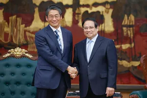 Thủ tướng Phạm Minh Chính tiếp Đại sứ Nhật Bản tại Việt Nam Ito Naoki, chiều 18-4. Ảnh: VIẾT CHUNG