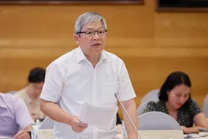 Thiếu tướng Hoàng Anh Tuyên, Người phát ngôn Bộ Công an. Ảnh: VIẾT CHUNG