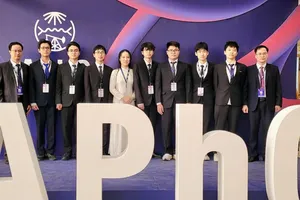 Các thành viên đội tuyển Quốc gia Việt Nam dự thi Olympic Vật lý châu Á (APhO) năm 2025
