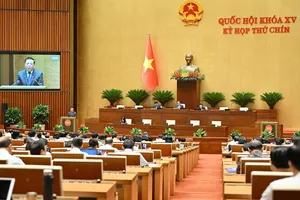 Phiên họp Quốc hội ngày 19-5. Ảnh: QUANG PHÚC