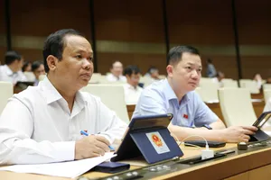 Các đại biểu Quốc hội dự phiên họp chiều 25-6. Ảnh: QUANG PHÚC