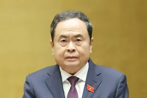 Chủ tịch Quốc hội Trần Thanh Mẫn được bầu làm Chủ tịch Hội đồng Bầu cử quốc gia. Ảnh QUANG PHÚC