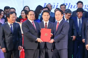 Thủ tướng Phạm Minh Chính dự Lễ công bố nghị quyết, quyết định của Trung ương tại TP Hải Phòng