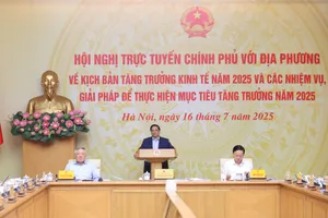 Thủ tướng Phạm Minh Chính chủ trì hội nghị trực tuyến Chính phủ với địa phương về kịch bản tăng trưởng kinh tế năm 2025 và các nhiệm vụ, giải pháp để thực hiện mục tiêu tăng trưởng năm 2025