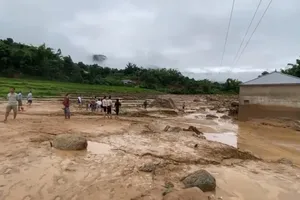 Trận mưa lũ ở Sơn La đêm 26-7