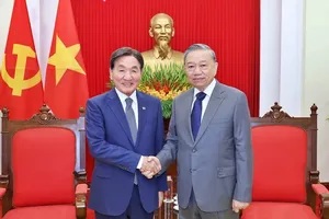 Tổng Bí thư Tô Lâm tiếp ông Park Chang Dal, Đặc phái viên của Tổng thống Hàn Quốc. Ảnh: Thống Nhất/TTXVN