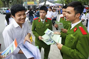 Sáng 23-8, các trường công an đã công bố điểm chuẩn