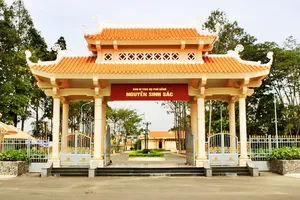 Khu di tích lịch sử Mộ cụ Phó bảng Nguyễn Sinh Sắc, phường Cao Lãnh, tỉnh Đồng Tháp.