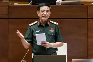 Đại tướng Phan Văn Giang, Bộ trưởng Bộ Quốc phòng. Ảnh: VIẾT CHUNG