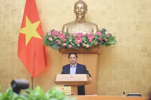 Thủ tướng Phạm Minh Chính kết luận phiên họp Chính phủ thường kỳ tháng 10 trực tuyến với các địa phương. Ảnh: VIẾT CHUNG