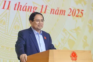 Thủ tướng phát biểu tại phiên họp. Ảnh: VIẾT CHUNG