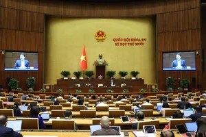 Phiên họp Quốc hội chiều 17-11. Ảnh: QUANG PHÚC