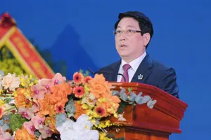 Chủ tịch nước Lương Cường phát biểu tại sự kiện. Ảnh: VIẾT CHUNG