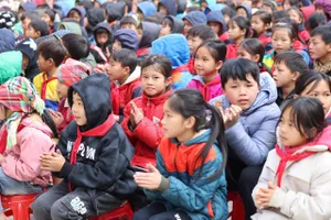 Học sinh vùng biên giới tỉnh Tuyên Quang