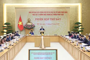 Thủ tướng Phạm Minh Chính chủ trì phiên họp thứ 7 của Ban chỉ đạo rà soát, xử lý vướng mắc trong hệ thống pháp luật