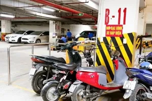 Trạm sạc xe điện tại khu chung cư