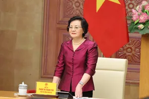 Phó Thủ tướng Phạm Thị Thanh Trà chủ trì hội nghị Ban Chỉ đạo triển khai các hoạt động kỷ niệm 80 năm Ngày Thương binh - Liệt sĩ. Ảnh: VGP