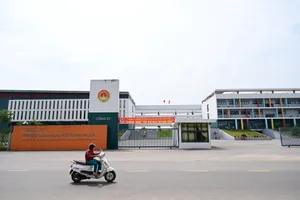 Trường THPT chuyên Tuyên Quang. Ảnh: ĐỖ TRUNG
