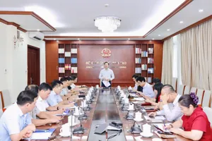 Quang cảnh buổi làm việc. Ảnh: MAI PHẠM