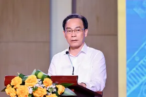 Bộ trưởng Bộ GD-ĐT Hoàng Minh Sơn phát biểu về vụ tiêu cực tại kỳ thi tốt nghiệp THPT 2026. Ảnh: THU MINH
