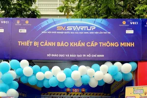 Gian hàng của học sinh TPHCM tham gia Ngày hội Khởi nghiệp quốc gia của học sinh, sinh viên lần thứ 8 năm 2026. Ảnh: PHAN THẢO