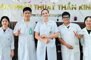 Sinh viên trường Đại học Y Dược, Đại học Quốc gia Hà Nội. Ảnh: UMP