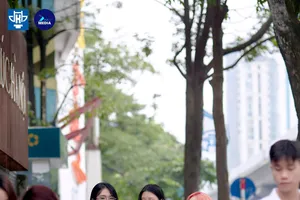 Sinh viên trường Đại học Kiến trúc Hà Nội. Ảnh: HAU