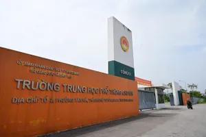 Trường THPT chuyên Tuyên Quang. Ảnh: ĐỖ TRUNG