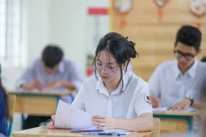 Bộ GD-ĐT lấy ý kiến thi vào lớp 10 chỉ gồm 2 môn Toán và Ngữ văn. Ảnh: VGP