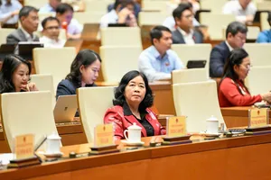 Các đại biểu dự phiên thảo luận. Ảnh: QUANG PHÚC