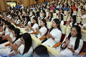Sinh viên trường Đại học Sư phạm Hà Nội. Ảnh: Đại học Sư phạm Hà Nội. 