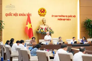 Phiên họp của Ủy ban Thường vụ Quốc hội ngày 23-9. Ảnh: Quochoi.vn