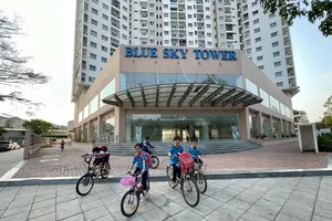 Nhà ở xã hội HQC Bình Trưng Đông, TPHCM. Ảnh: Hoàng Hùng