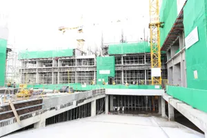 Dự án NƠXH dành cho lực lượng công an tại đường Nguyễn Văn Quá, phường Đông Hưng Thuận, TPHCM. Ảnh: TH 