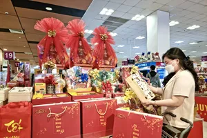 Giỏ quà tết có mức giá phù hợp được người tiêu dùng quan tâm